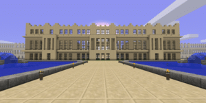 Le chateau de Versailles avec Minecraft